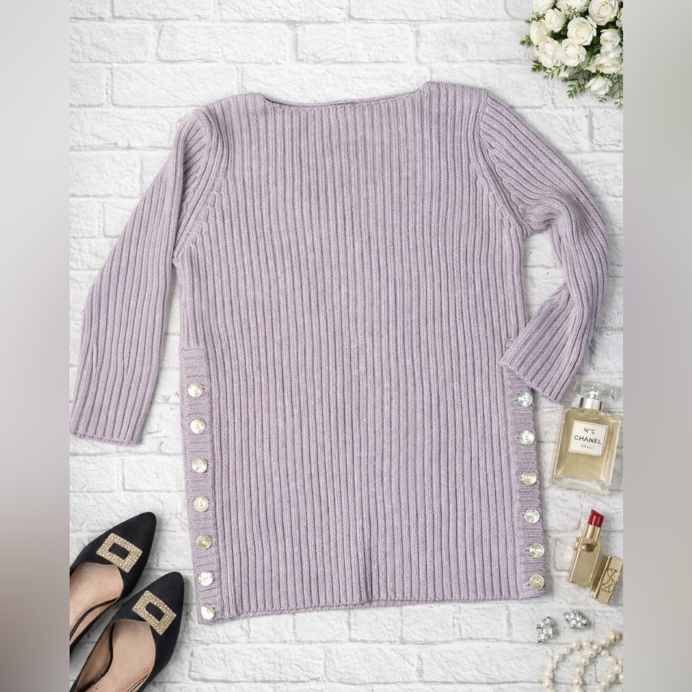 Lilac Purple Olsen Collection Sweater 💸 Womens 8 Medium - Picture 1 of 12